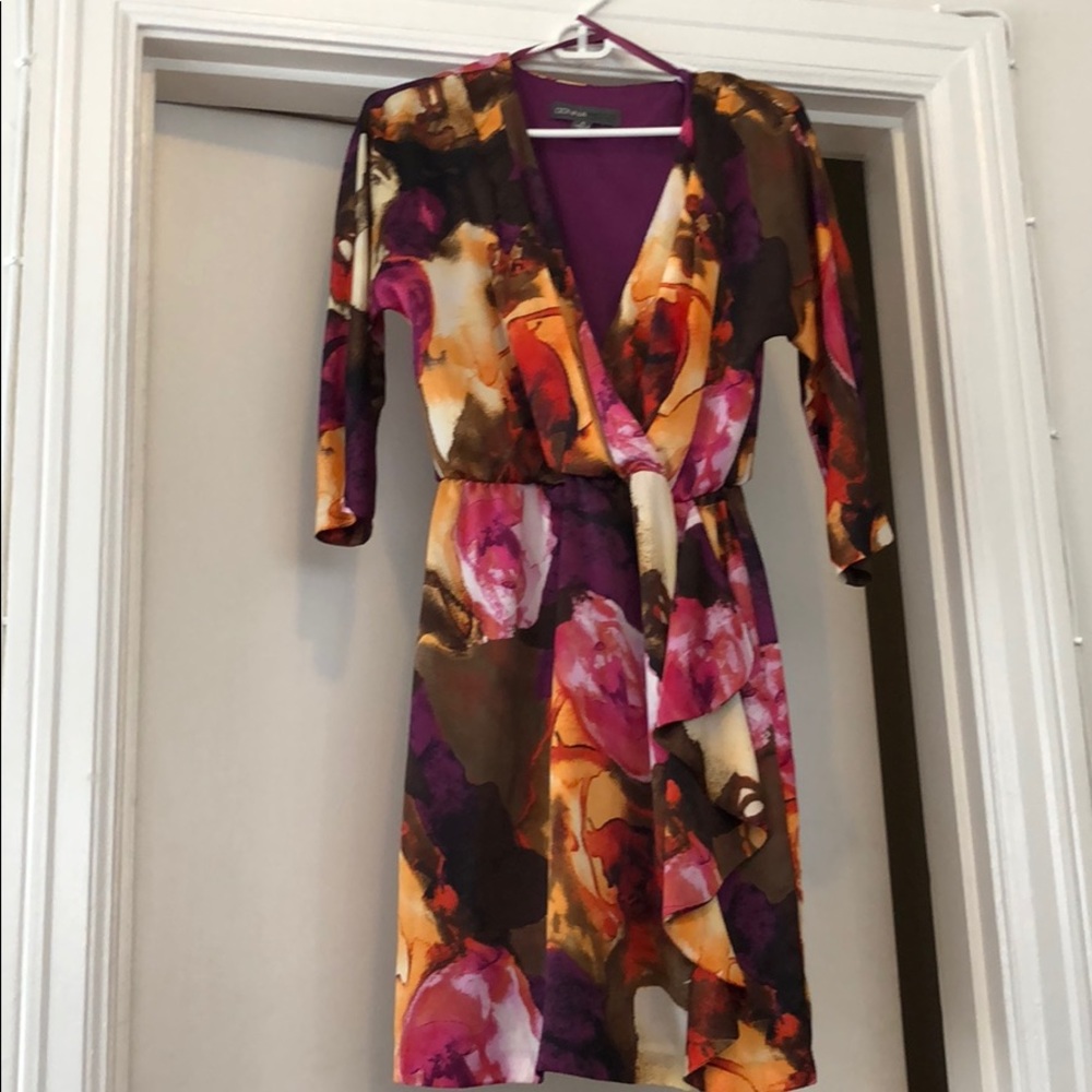 Donna Rocco watercolor print dress